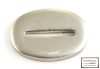 Nikkel-ezüst illeszték markolattüskés pengéhez 19x30x3mm Nikkel-ezüst illeszték markolattüskés pengéhez 19x30x3mm